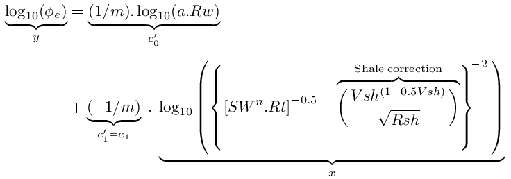 The GeolOil Shaly Pickett-Plot Equation