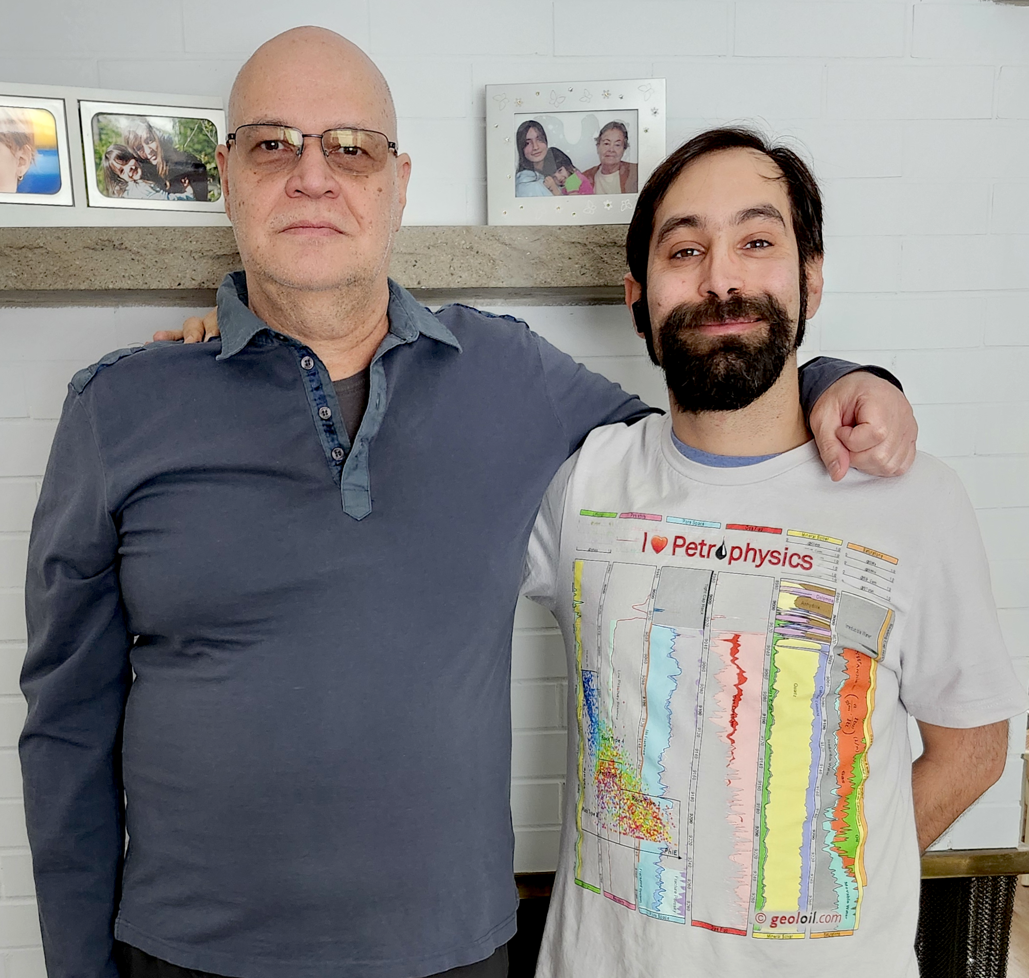 Photo of Oscar Gonzalez (GeolOil president), and Stephen Dove, who provides IT services for GeolOil since January 2026