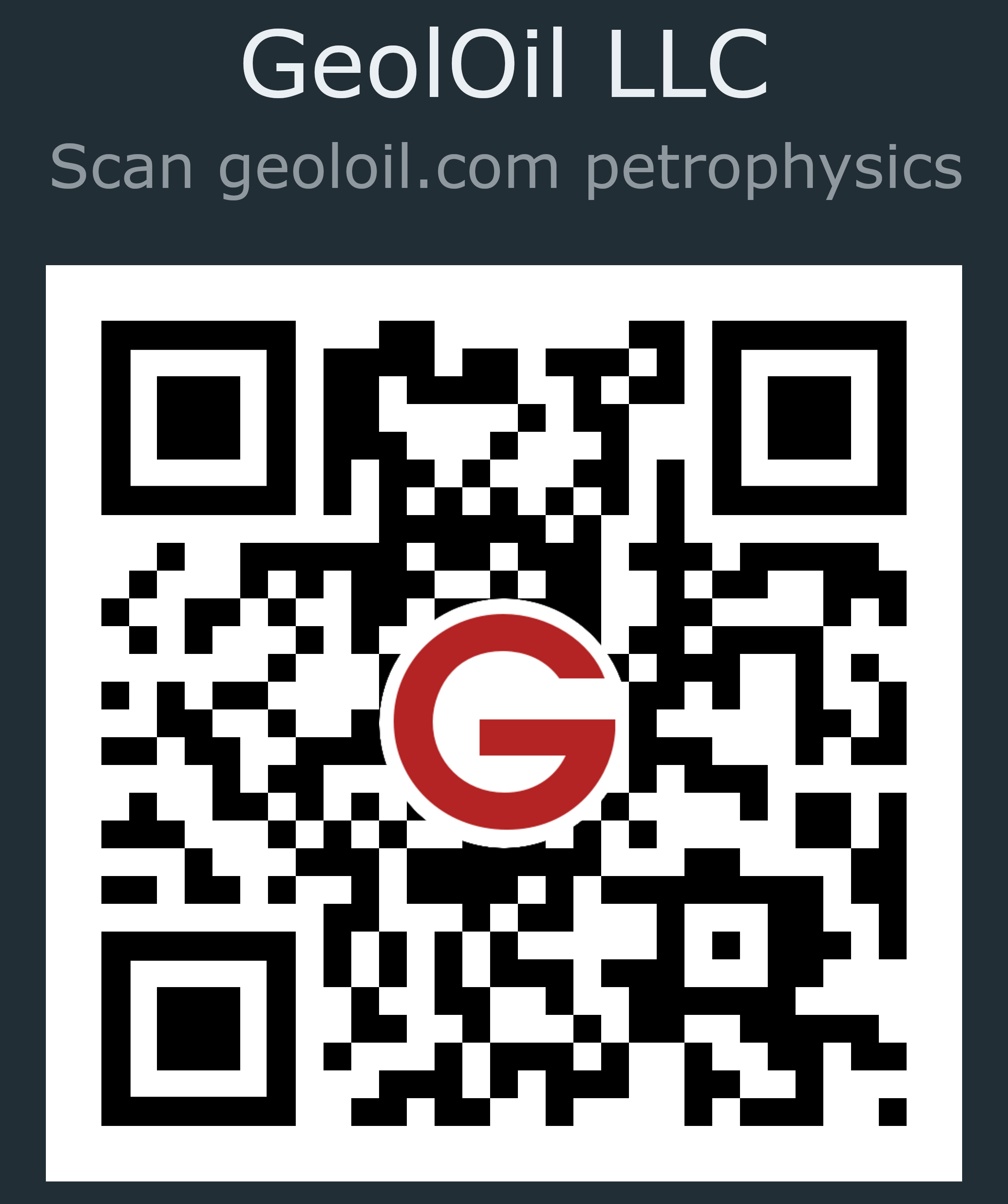 GeolOil WebSite QR code