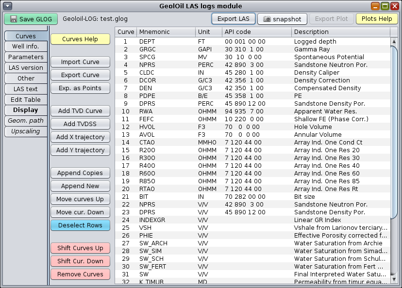 las well log file viewer of .tif files for mac