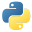 Python language logo icon